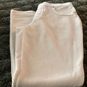 Style&Co Cream Corduroy Leggings